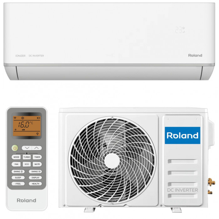 Настенный инверторный кондиционер Roland RDI-WZ24HSS/N2